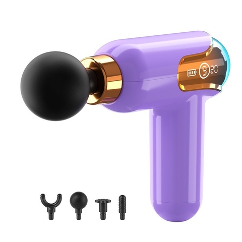 {Đủ Mẫu} Máy Massage Trị Liệu Gun Fascial Rung Tần Số Cao Di Động 4 Đầu Thư Giãn Cơ