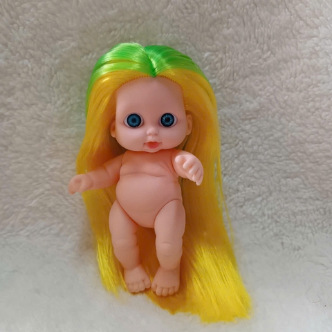 [Đủ mẫu] Búp Bê Nhựa mềm 12 cm 5 inch Vinyl reborn Baby Doll