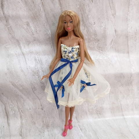 [Đủ mẫu] Búp Bê Barbie Siêu Mẫu 33cm Có Tóc – Phụ Kiện Trang Điểm Cho Bé Gái