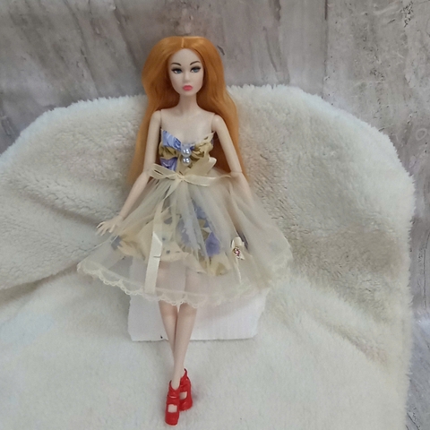 [Đủ mẫu] Búp Bê Barbie Siêu Mẫu 33cm Có Tóc – Phụ Kiện Trang Điểm Cho Bé Gái