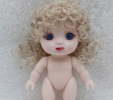 🧸 Búp Bê Nhựa Vinyl Dễ Thương 16 cm 6 inch Đồ Chơi Quà Tặng Sinh Nhật