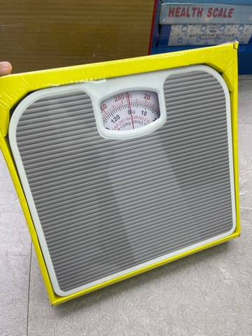 Cân Sức Khỏe Gia Đình Cân Cơ Học 130Kg;Bề Mặt PU Chống Trượt, Không Cần Pin