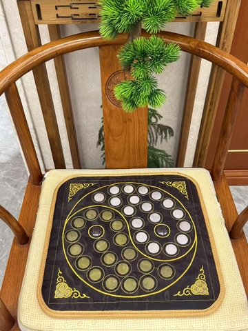 {Đủ Mẫu} Thảm Đệm Ấm Ngọc Bích Vuông 45 x 45 cm Đá Nóng Hàn Quốc, Nệm Sưởi Ấm Massage Trị Liệu 220V Món Quà Sức Khoẻ