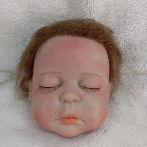 [Phụ Kiện thay thế] Đầu Búp bê Tái Sinh Thân Gòn 55 cm/22 inch Head Reborn Doll (Thanh lý tồn kho)