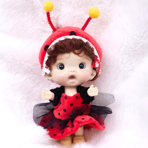 BÚP BÊ VINYL MINI 4 INCH (10CM) – BÚP BÊ BJD TỰ MẶC QUẦN ÁO, ĐỒ CHƠI ĐÓNG VAI SIÊU DỄ THƯƠNG