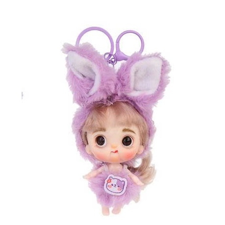 Búp Bê Em Bé Kawaii Mini OB 10 Cm = 3 Inch Kèm Trang Phục Động Vật Dễ Thương