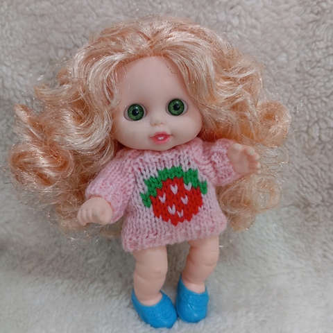 [Đủ mẫu] Búp Bê Nhựa mềm 12 cm 5 inch Vinyl reborn Baby Doll