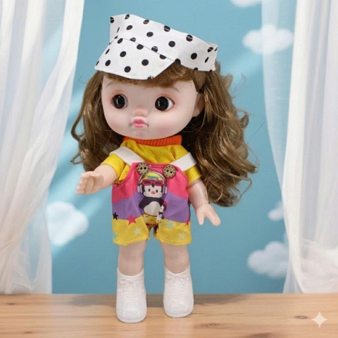 BÚP BÊ EM BÉ MŨM MĨM 23 CM 9 INCHES DOLL - THÂN NHỰA CAO CẤP