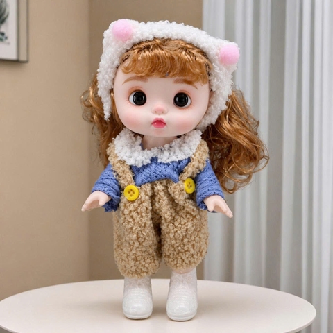 BÚP BÊ EM BÉ MŨM MĨM 23 CM 9 INCHES DOLL - THÂN NHỰA CAO CẤP