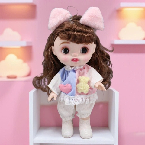 BÚP BÊ EM BÉ MŨM MĨM 23 CM 9 INCHES DOLL - THÂN NHỰA CAO CẤP