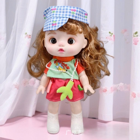 BÚP BÊ EM BÉ MŨM MĨM 23 CM 9 INCHES DOLL - THÂN NHỰA CAO CẤP