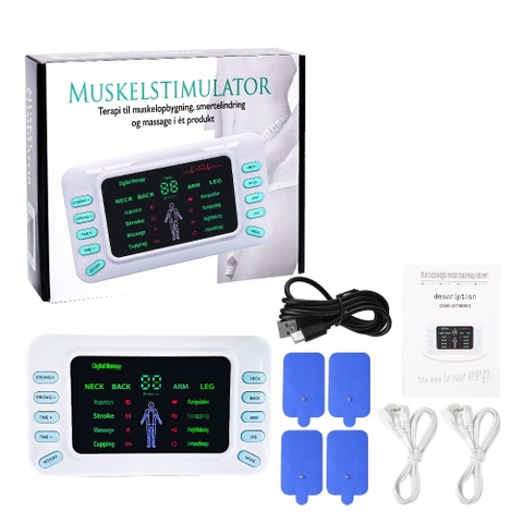 {ĐỦ MẪU} Máy Xung Điện EMS Gia Đình – Massage Châm Cứu Bấm Huyệt Toàn Thân Đa Năng