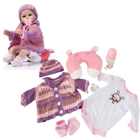 {Đủ Mẫu} Bộ Quần Áo Trẻ Em Sơ Sinh 5–8kg Váy Công Chúa, Búp Bê Tái Sinh 50–55–66cm