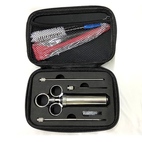 Bộ Ống Kim Tiêm Bơm Gia Vị Ướp Thịt Nướng, Gà Ủ Muối, Gà Tây Giáng Sinh,  Tiện Lợi