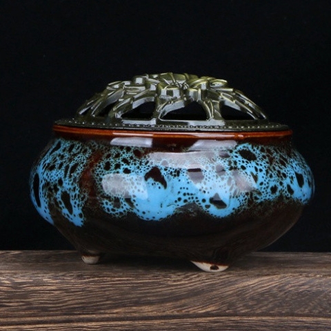 {Đủ Mẫu} Nhang nụ tháp Trầm Hương, Mix nhiều hương + Lư Hương