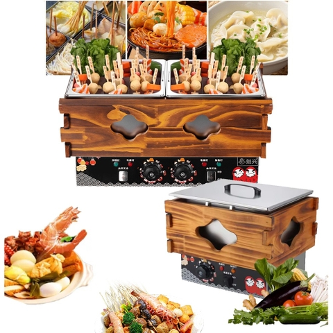 {Đủ Mẫu} Bếp Lẩu Ly Xiên Que, Tokbokki Nồi Lẩu 220V Oden Kiểu Nhật