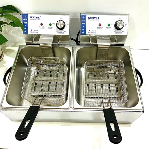 {Đủ Mẫu} Bếp chiên nhúng, bếp chiên 220v chiên gà rán, khoai tây, chuối chiên...