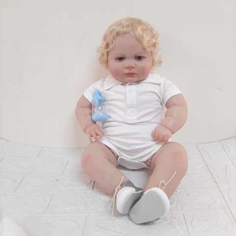 [Đủ mẫu] Búp Bê  Thân Gòn  Mềm Mại 60 cm = 24 inch Reborn Silicon Vinyl Doll