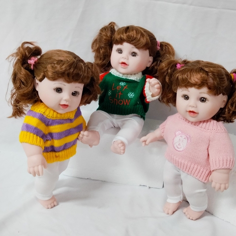 {Đủ mẫu} Búp Bê Nhựa Cao Cấp Nathaniel 30 cm 12 inch Reborn Vynil Doll