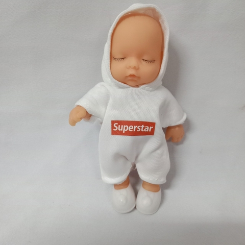 {Hàng Cao Cấp} Búp Bê Ngủ Em Bé Đang Ngủ full silicon 12 cm 5 inch Sleeping Dolls ( kèm giày ngẫu nhiên)
