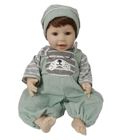 [Đủ mẫu] Búp Bê 55 cm = 22 inch Thân Gòn Mềm Mại  Reborn Silicon Vinyl Doll