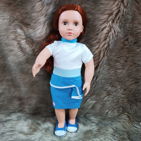 [HÀNG CAO CẤP TỒN KHO] Búp Bê Mỹ Cao cấp 46 cm 18 inch Mắt Chớp - Chính Hãng Our Generation  Doll