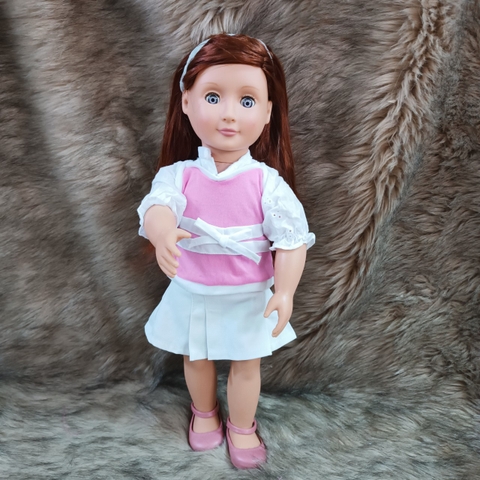 [HÀNG CAO CẤP TỒN KHO] Búp Bê Mỹ Cao cấp 46 cm 18 inch Mắt Chớp - Chính Hãng Our Generation  Doll
