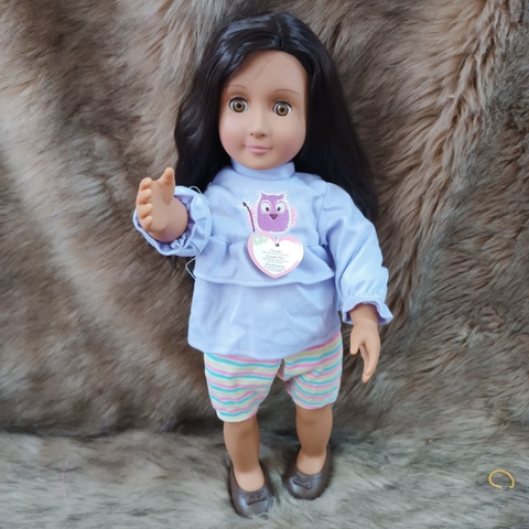 [HÀNG CAO CẤP TỒN KHO] Búp Bê Mỹ Cao cấp 46 cm 18 inch Mắt Chớp - Chính Hãng Our Generation  Doll