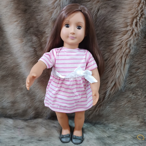 [HÀNG CAO CẤP TỒN KHO] Búp Bê Mỹ Cao cấp 46 cm 18 inch Mắt Chớp - Chính Hãng Our Generation  Doll