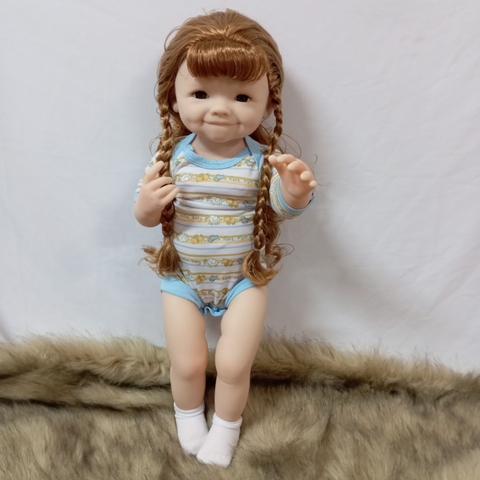 {Đủ Mẫu} Búp Bê 55 cm = 22 inch Thân Nhựa  Reborn Vinyl Doll