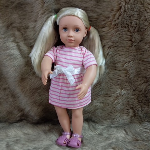 [HÀNG CAO CẤP TỒN KHO] Búp Bê Mỹ Cao cấp 46 cm 18 inch Mắt Chớp - Chính Hãng Our Generation  Doll