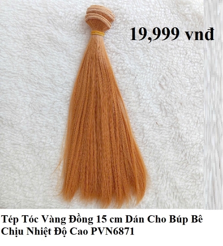 {Đủ Màu} Tép Tóc Giả 5 cm, 15 cm, 25 cm Dán Cho Búp Bê Chịu Nhiệt Độ Cao