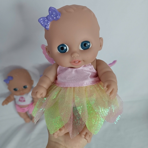 {Đủ Mẫu} Búp Bê Nhựa Cao Cấp Tái Sinh 21 cm 8 inch Mắt To 3D Reborn Vynil Baby Doll