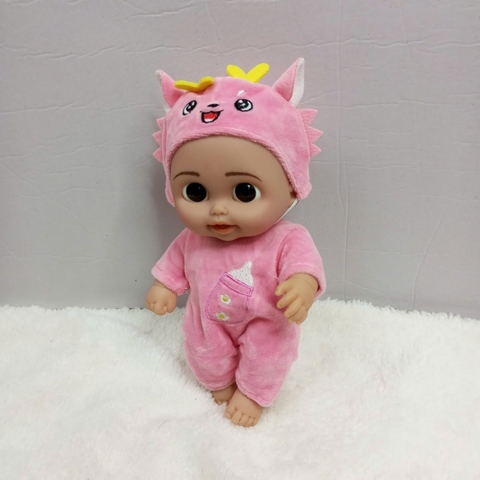 {Đủ Mẫu} Búp Bê Nhựa Cao Cấp Tái Sinh 21 cm 8 inch Mắt To 3D Reborn Vynil Baby Doll