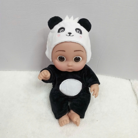 {Đủ Mẫu} Búp Bê Nhựa Cao Cấp Tái Sinh 21 cm 8 inch Mắt To 3D Reborn Vynil Baby Doll