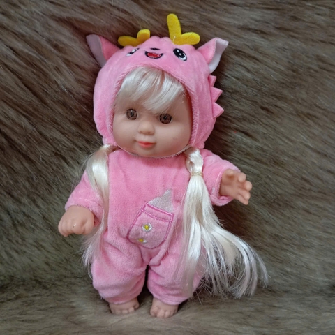 Búp Bê Tái Sinh Nhựa Mềm 18 cm 7 inch mắt 3D  Vinyl Reborn Baby Doll
