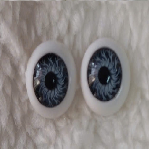 Hộp 100 pcs Phụ Kiện Mắt 3D 12 mm Nhựa Cho Búp Bê 12 cm 5 Inch Doll Động Vật Dành Cho Đồ Chơi, Làm Thủ Công