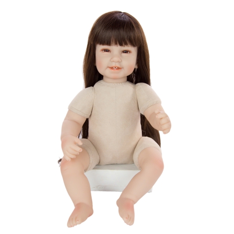 {ĐỦ MÀU} TÓC TƠ GIẢ CHỊU NHIỆT CHO BÚP BÊ TÁI SINH vòng Đầu 30 cm 50 cm = 20 inch Doll + vòng Đầu 34 cm 55 cm = 22 inch Doll, búp bê mini 20 cm (Ixdoll)