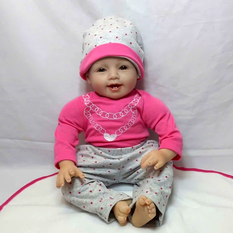 (Đủ mẫu) Búp Bê 55 cm = 22 inch Thân Gòn NPK Reborn Vinyl Doll (Hàng Tồn Kho}