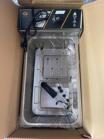 {Đủ Mẫu} Bếp chiên nhúng, bếp chiên 220v chiên gà rán, khoai tây, chuối chiên...