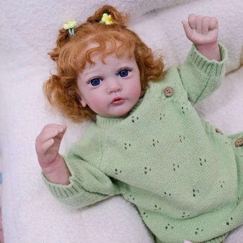 [Đủ mẫu] Búp Bê  Thân Gòn  Mềm Mại 60 cm = 24 inch Reborn Silicon Vinyl Doll