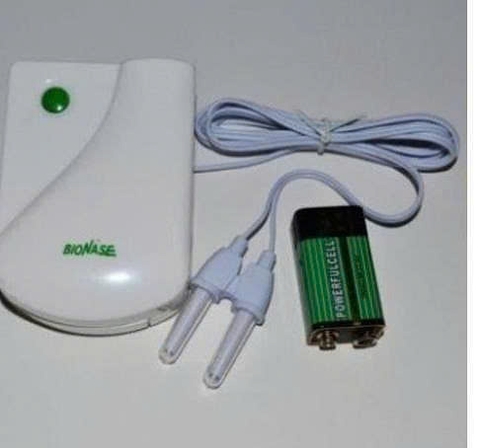 Máy Điều Trị Hỗ Trợ Viêm Mũi, Viêm Xoang Viêm Mũi Dị Ứng Bằng Sóng Hồng Ngoại Tặng Kèm Pin 9v