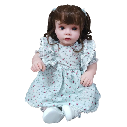 [Đủ mẫu] Búp Bê 55 cm = 22 inch Thân Gòn Mềm Mại  Reborn Silicon Vinyl Doll