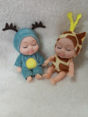 {Đủ Mẫu} Bộ 6 Búp Bê  13 cm 5 inch Em Bé Sơ Sinh Doll