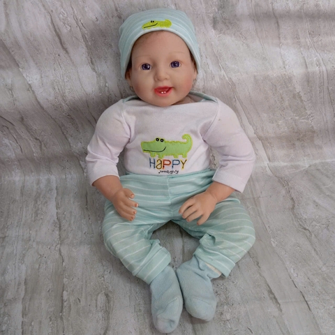 (Đủ mẫu) Búp Bê 55 cm = 22 inch Thân Gòn NPK Reborn Vinyl Doll (Hàng Tồn Kho}