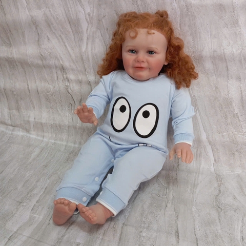 [Đủ mẫu] Búp Bê  Thân Gòn  Mềm Mại 60 cm = 24 inch Reborn Silicon Vinyl Doll