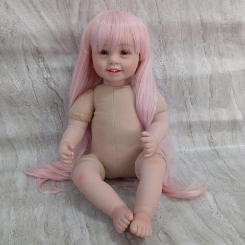[Đủ mẫu] Búp Bê 55 cm = 22 inch Thân Gòn Mềm Mại  Reborn Silicon Vinyl Doll