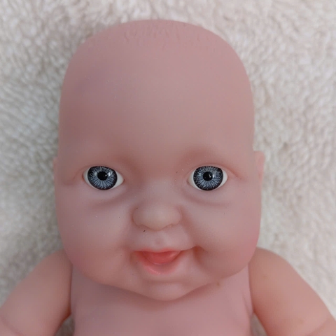 {Đủ Mẫu} Búp Bê Nhựa Cao Cấp Tái Sinh 21 cm 8 inch Mắt To 3D Reborn Vynil Baby Doll