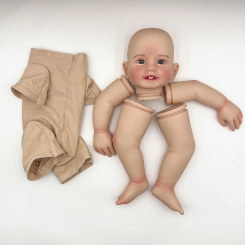 [Đủ mẫu] Búp Bê 55 cm = 22 inch Thân Gòn Mềm Mại  Reborn Silicon Vinyl Doll