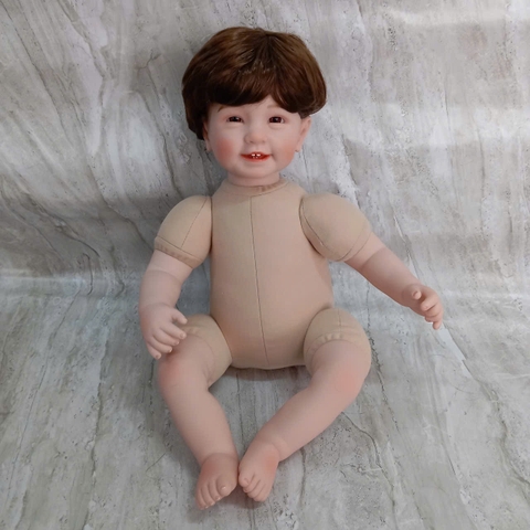 [Đủ mẫu] Búp Bê 55 cm = 22 inch Thân Gòn Mềm Mại  Reborn Silicon Vinyl Doll